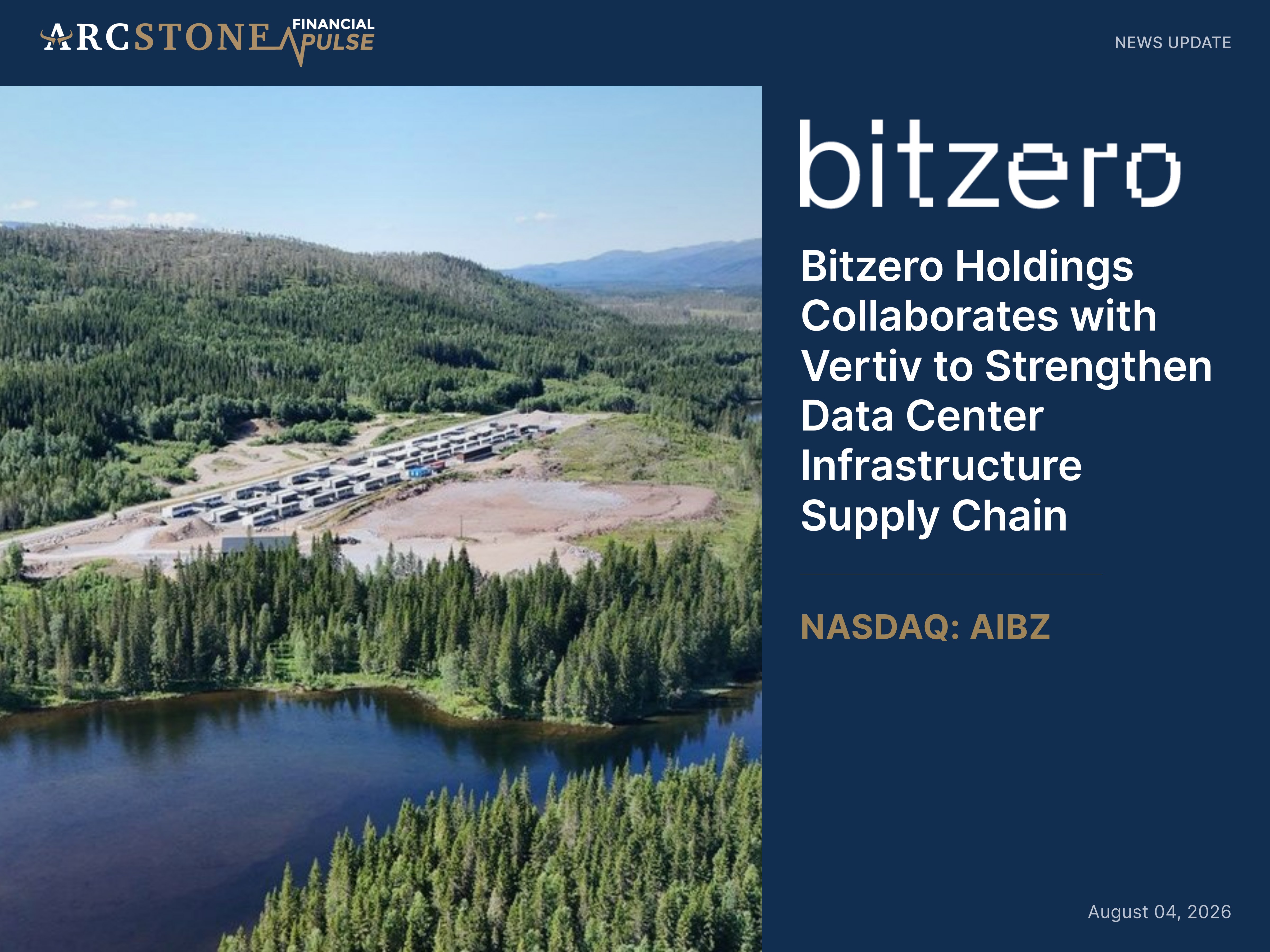 Bitzero Holdings Collaborates with Vertiv to Strengthen Data Center Infrastructure Supply Chain