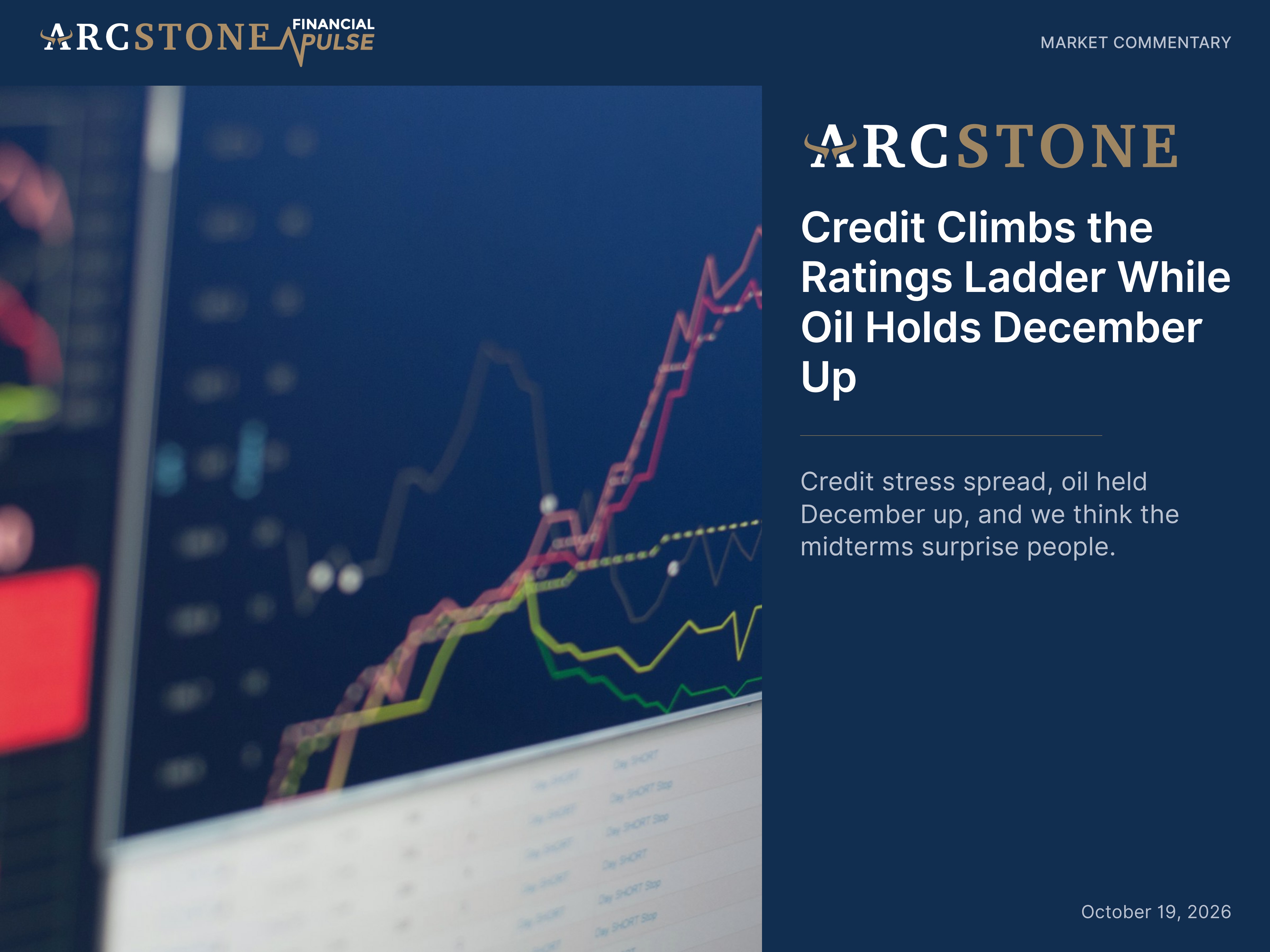 Credit Climbs the Ratings Ladder While Oil Holds December Up