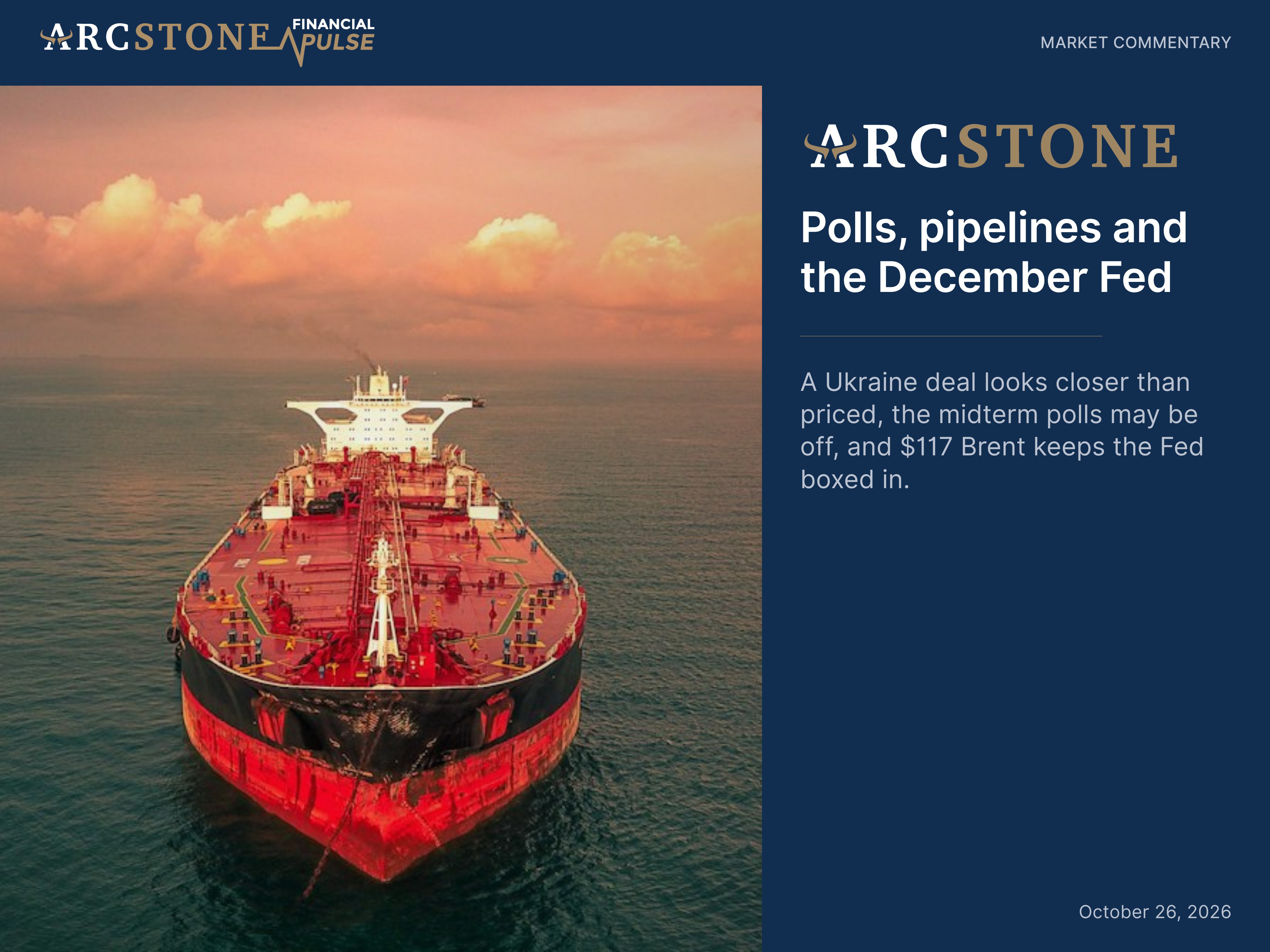 Polls, pipelines and the December Fed